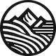 Brand logo - mountians with lines